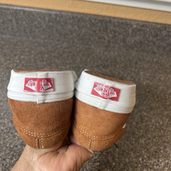 Vans Scotchguard Classic Mens 8.5 Rust Suede Skate Sneaker Shoes Lace Up Low Top - Picture 8 of 11